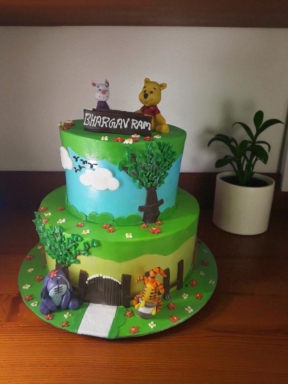 2 Tier forest cake