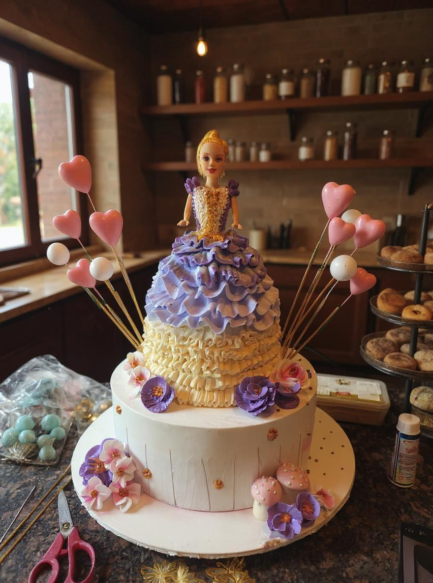 Barbie Doll Birthday Cake